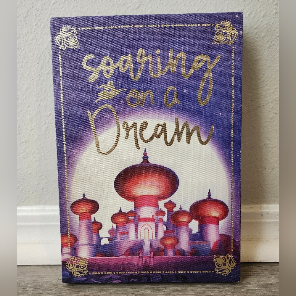 Aladdin Painted Canvas Decor Soaring On A Dream.